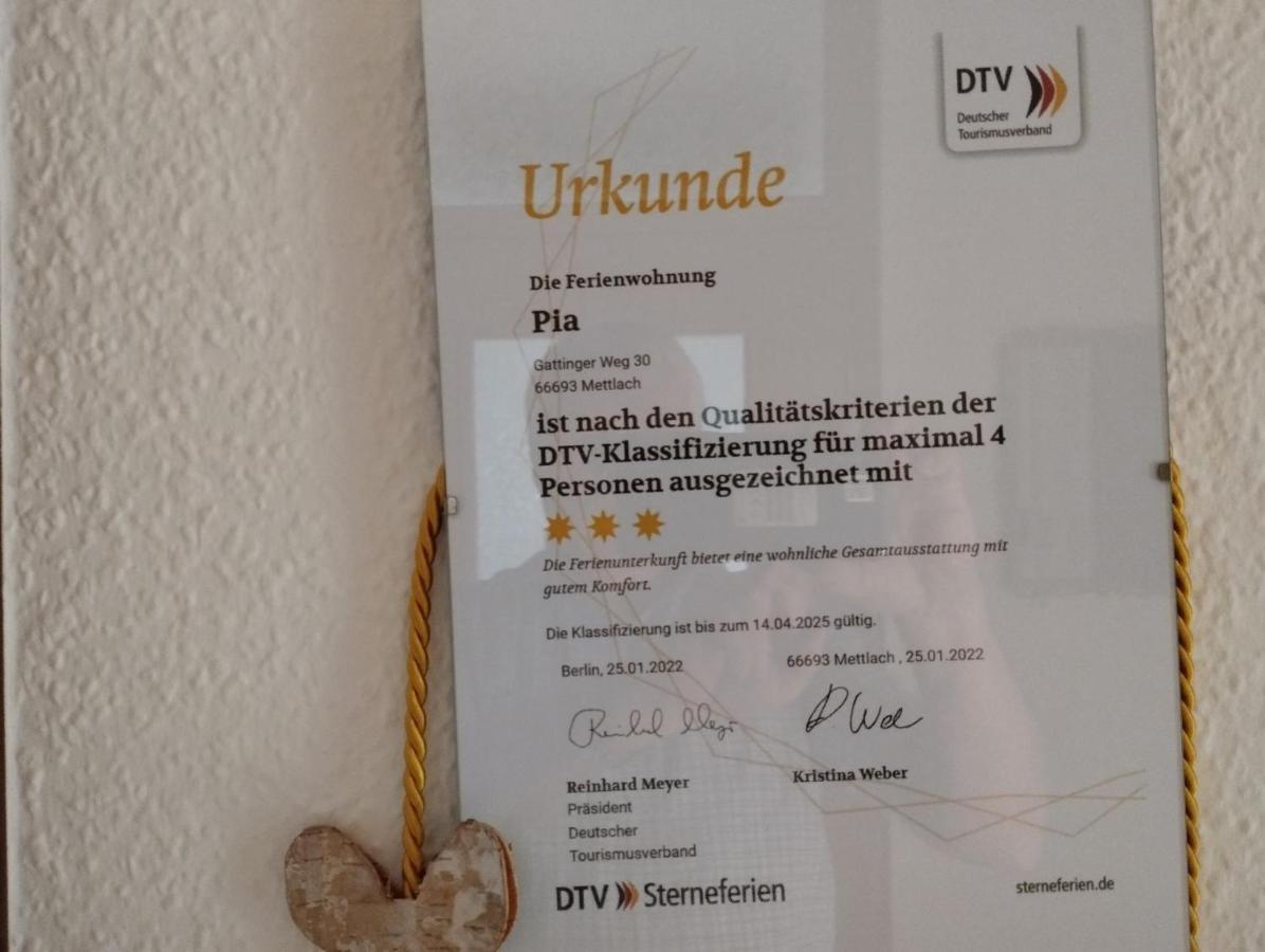 Ferienwohnung Pia Mettlach Buitenkant foto